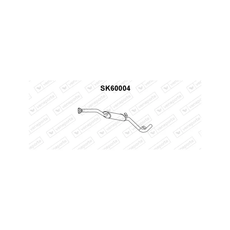 Silencieux avant VENEPORTE SK60004