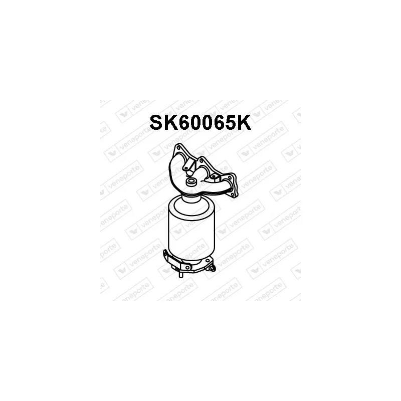 Catalyseur en coude VENEPORTE SK60065K