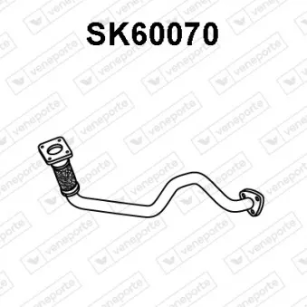 Tuyau d'échappement VENEPORTE SK60070