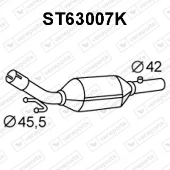 Catalyseur VENEPORTE ST63007K