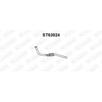 Tuyau d'échappement VENEPORTE