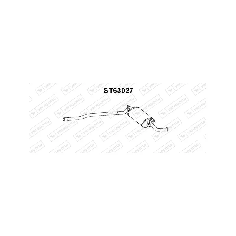 Silencieux arrière VENEPORTE ST63027
