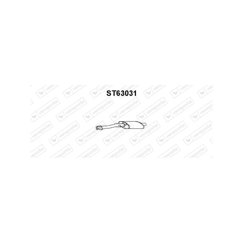 Silencieux central VENEPORTE ST63031