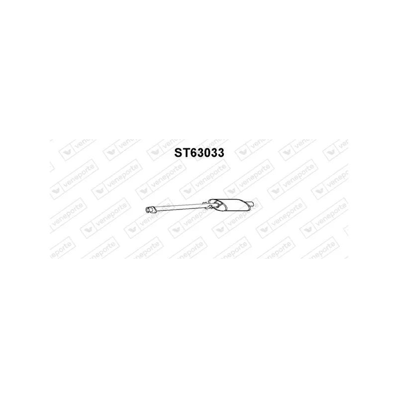 Silencieux central VENEPORTE ST63033
