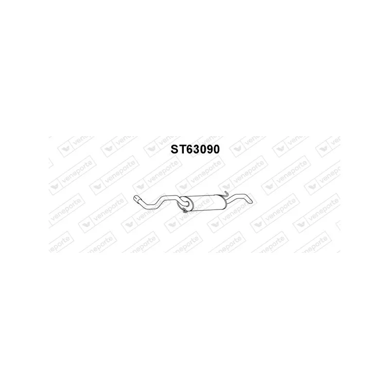 Silencieux arrière VENEPORTE ST63090