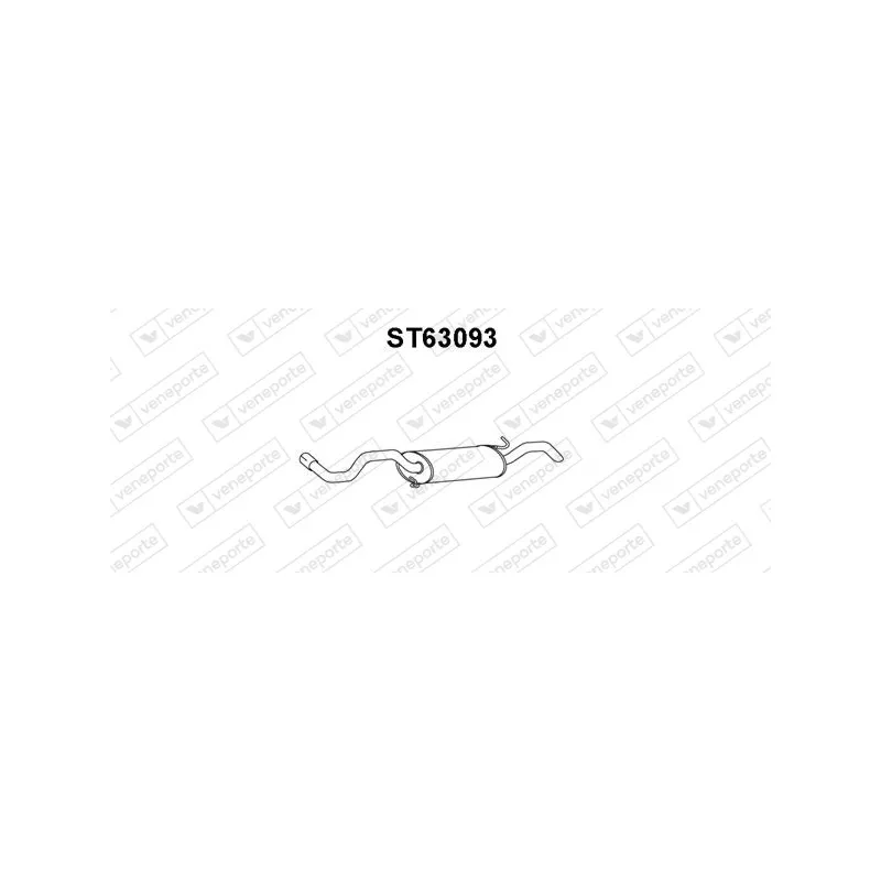 Silencieux arrière VENEPORTE ST63093