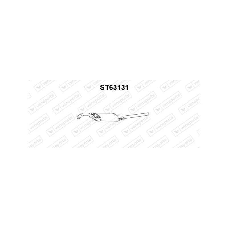 Silencieux arrière VENEPORTE ST63131
