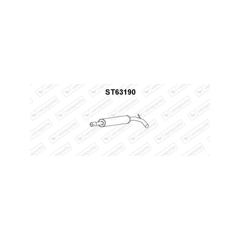 Silencieux avant VENEPORTE ST63190