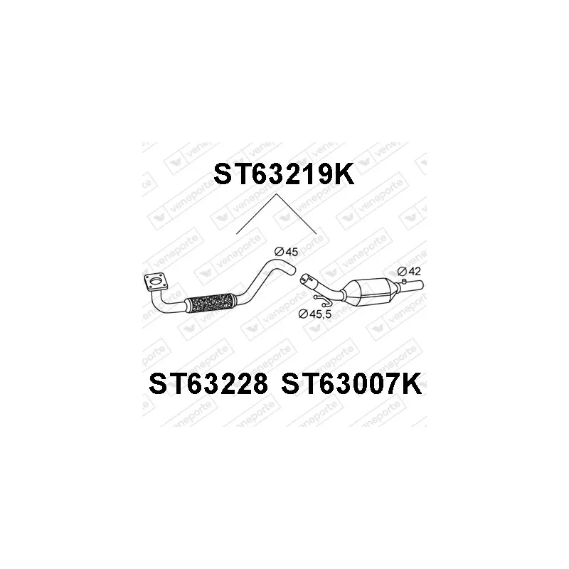 Catalyseur VENEPORTE ST63219K