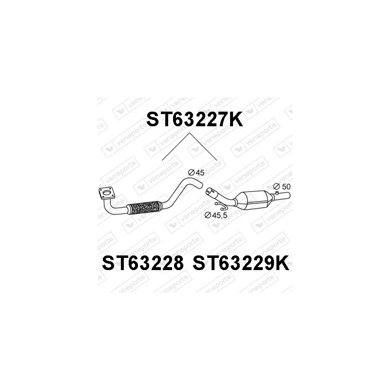Catalyseur VENEPORTE ST63227K