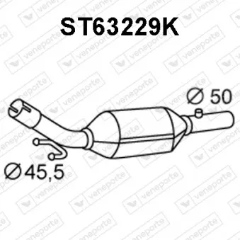 Catalyseur VENEPORTE ST63229K
