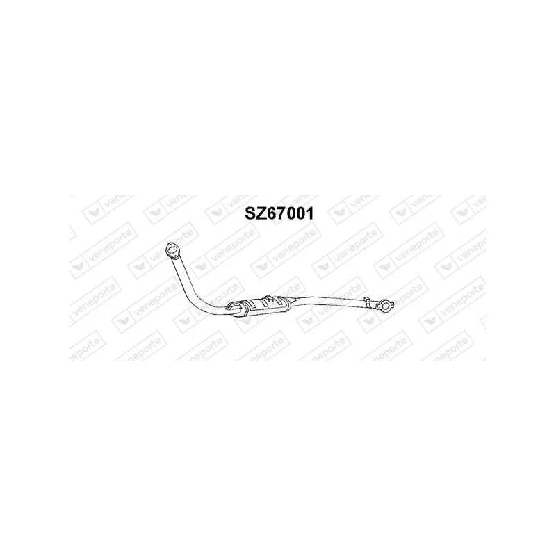 Silencieux avant VENEPORTE SZ67001
