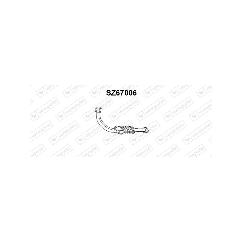 Silencieux avant VENEPORTE SZ67006