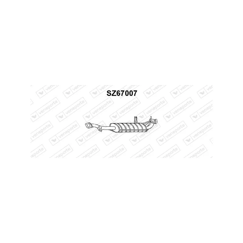 Silencieux arrière VENEPORTE SZ67007