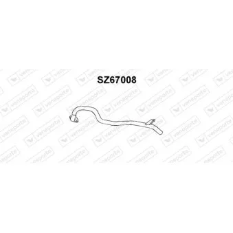 Tuyau d'échappement VENEPORTE SZ67008