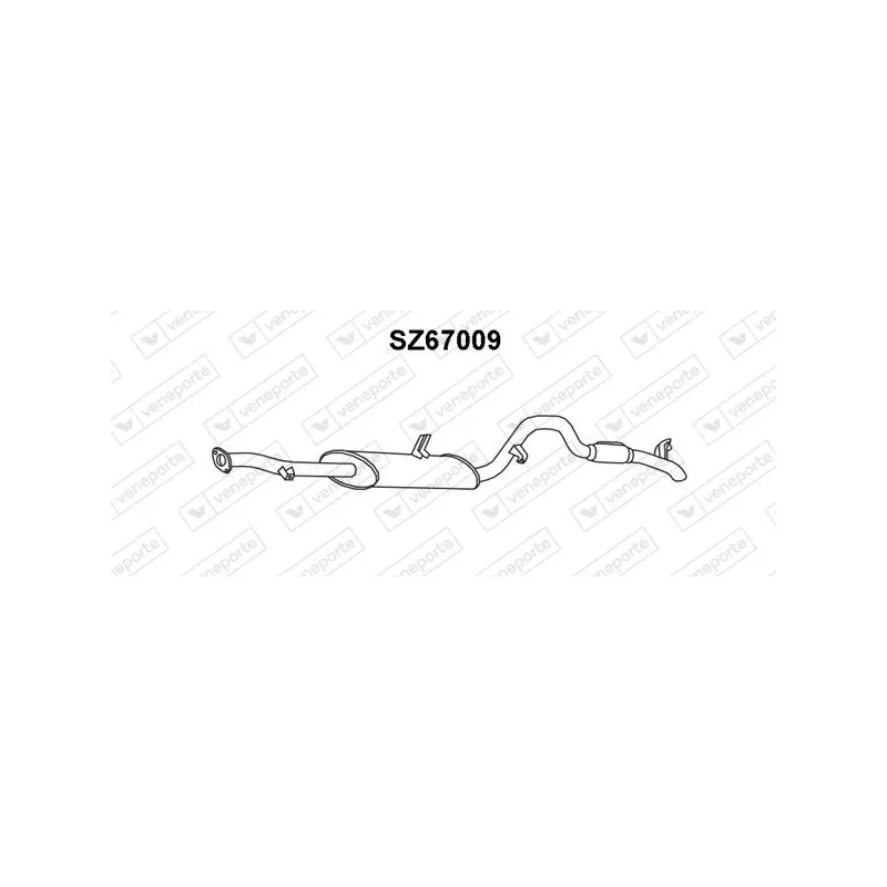 Silencieux arrière VENEPORTE SZ67009
