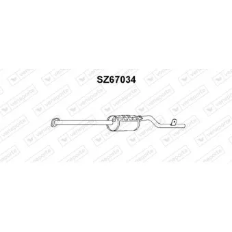 Silencieux arrière VENEPORTE