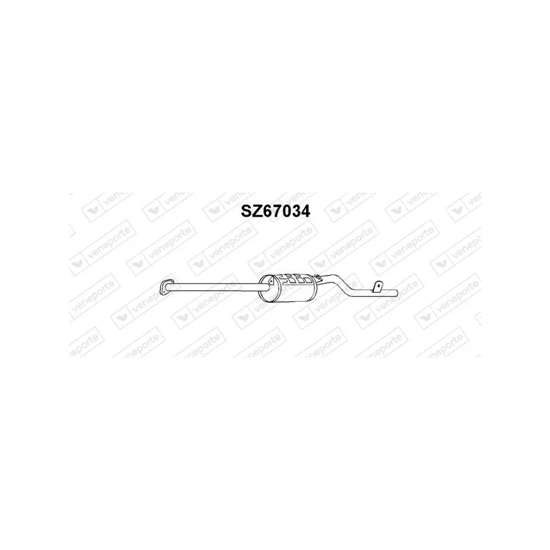 Silencieux arrière VENEPORTE SZ67034
