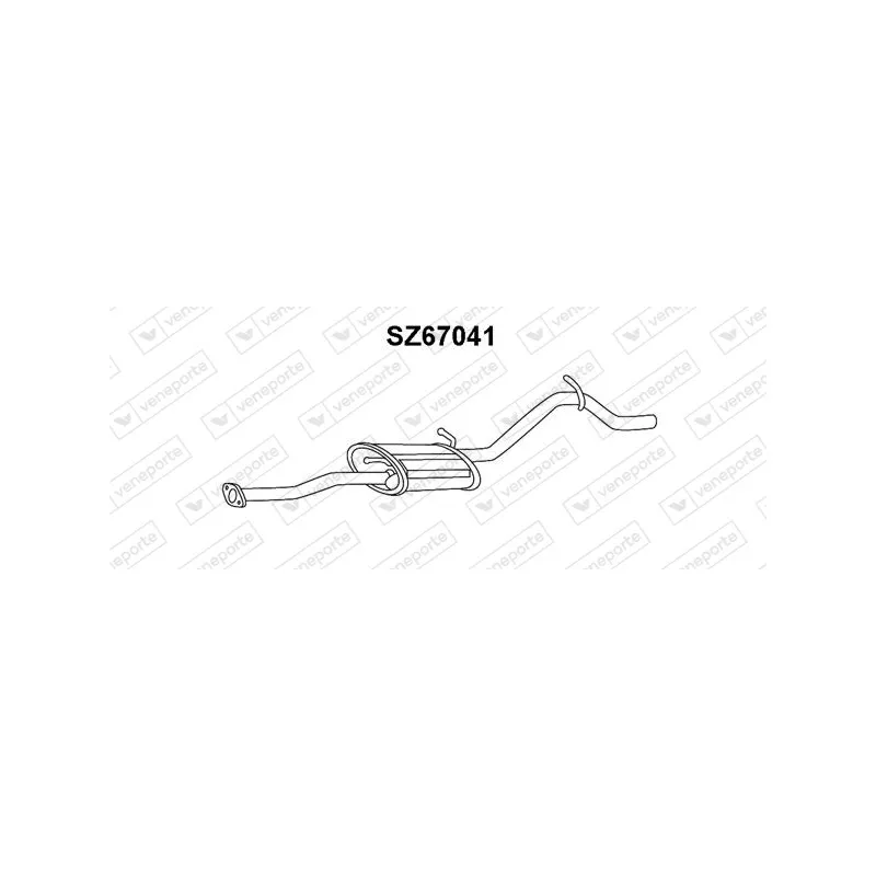 Silencieux arrière VENEPORTE SZ67041