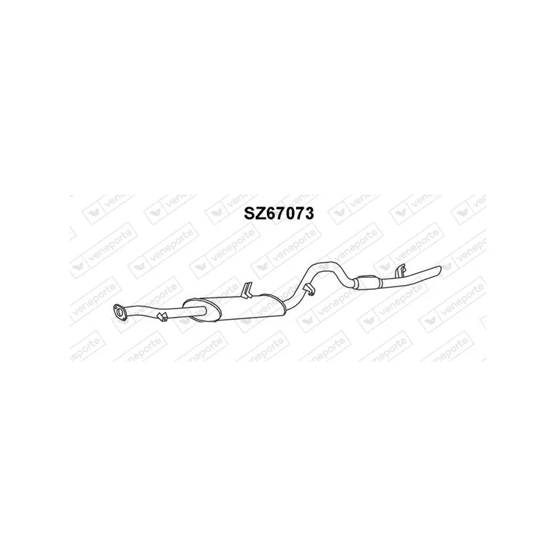 Silencieux arrière VENEPORTE SZ67073