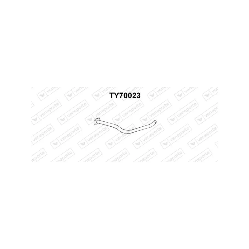 Tuyau d'échappement VENEPORTE TY70023