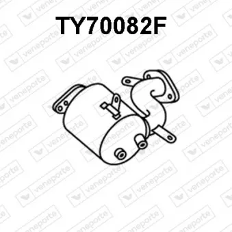 Filtre à particules / à suie, échappement VENEPORTE TY70082F