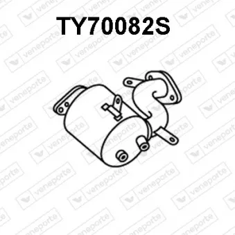 Filtre à particules / à suie, échappement VENEPORTE TY70082S