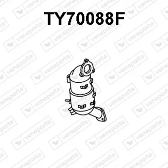 Filtre à particules / à suie, échappement VENEPORTE TY70088F