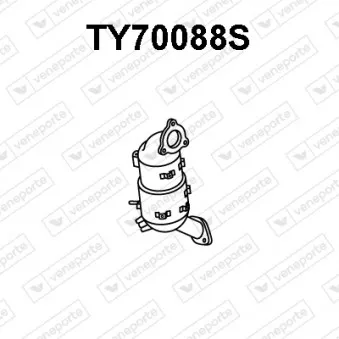 Filtre à particules / à suie, échappement VENEPORTE TY70088S