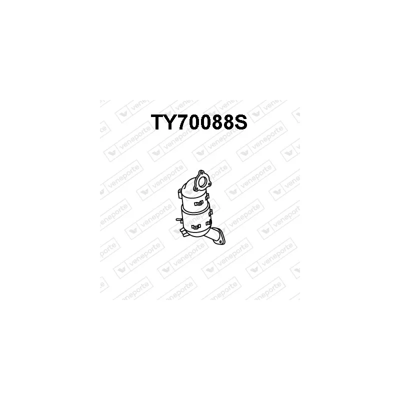 Filtre à particules / à suie, échappement VENEPORTE TY70088S