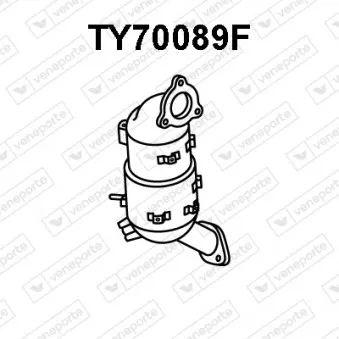 Filtre à particules / à suie, échappement VENEPORTE TY70089F