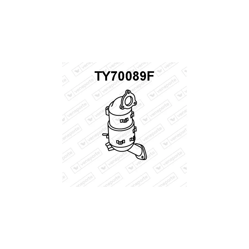 Filtre à particules / à suie, échappement VENEPORTE TY70089F