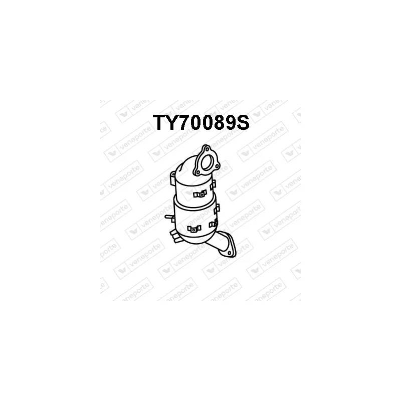 Filtre à particules / à suie, échappement VENEPORTE TY70089S