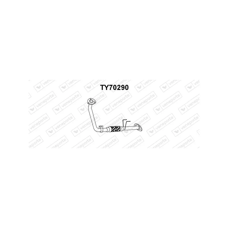 Tuyau d'échappement VENEPORTE TY70290