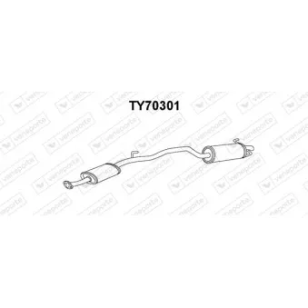 Silencieux arrière VENEPORTE