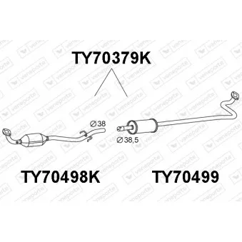 Catalyseur VENEPORTE TY70379K