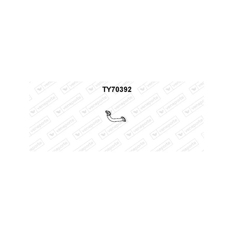 Tuyau d'échappement VENEPORTE TY70392