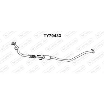 Silencieux avant VENEPORTE