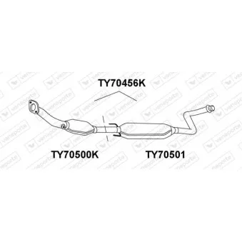 Catalyseur VENEPORTE TY70456K