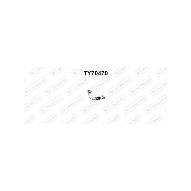 Tuyau d'échappement VENEPORTE TY70470