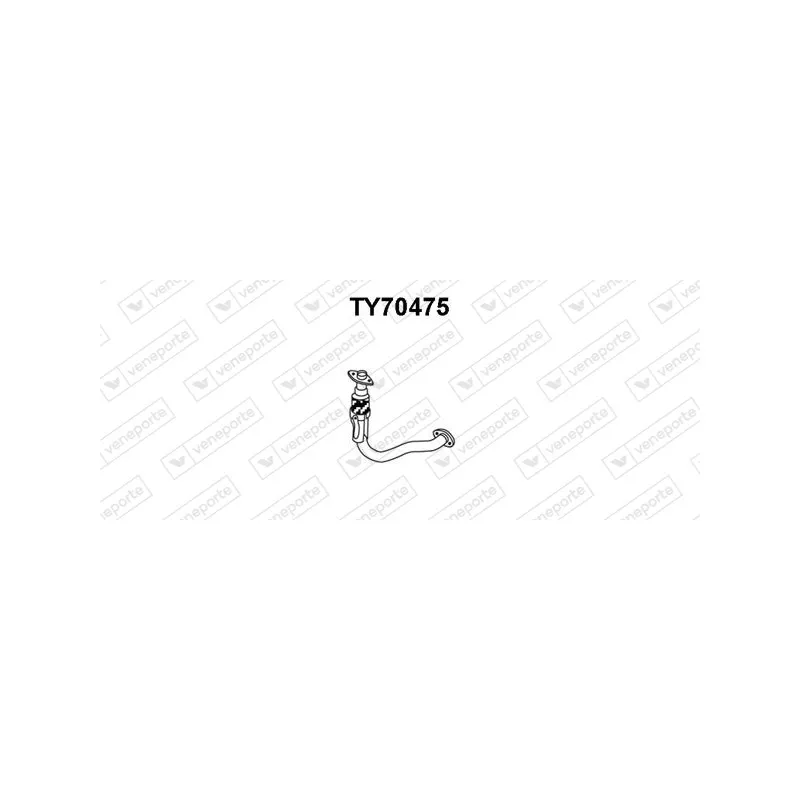 Tuyau d'échappement VENEPORTE TY70475