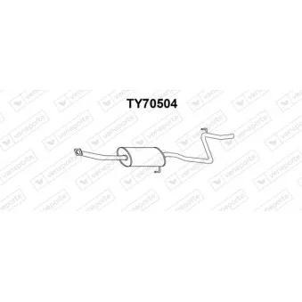 Silencieux central VENEPORTE