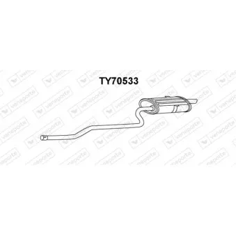 Silencieux arrière VENEPORTE