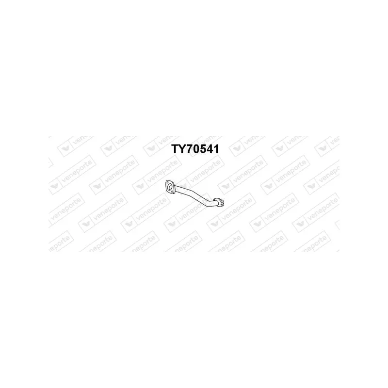 Tuyau d'échappement VENEPORTE TY70541