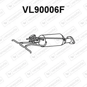Filtre à particules / à suie, échappement VENEPORTE VL90006F