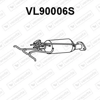 Filtre à particules / à suie, échappement VENEPORTE VL90006S