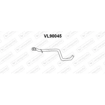 Tuyau d'échappement VENEPORTE VL90045