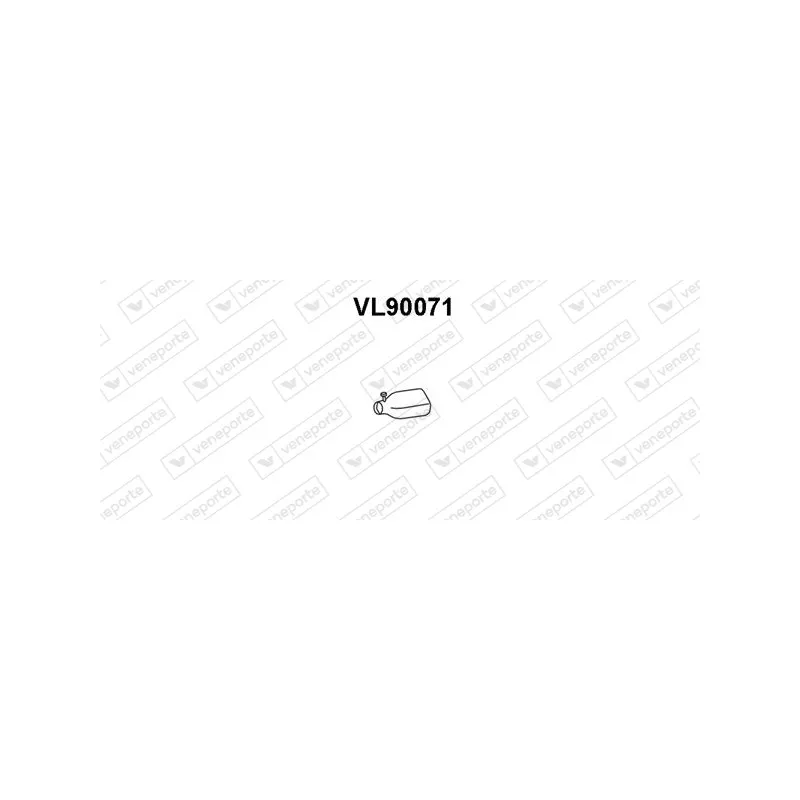 Tuyau d'échappement VENEPORTE VL90071