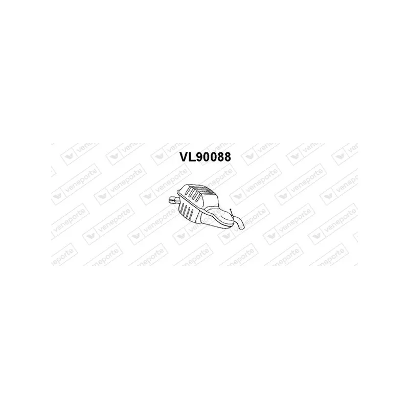 Silencieux arrière VENEPORTE VL90088