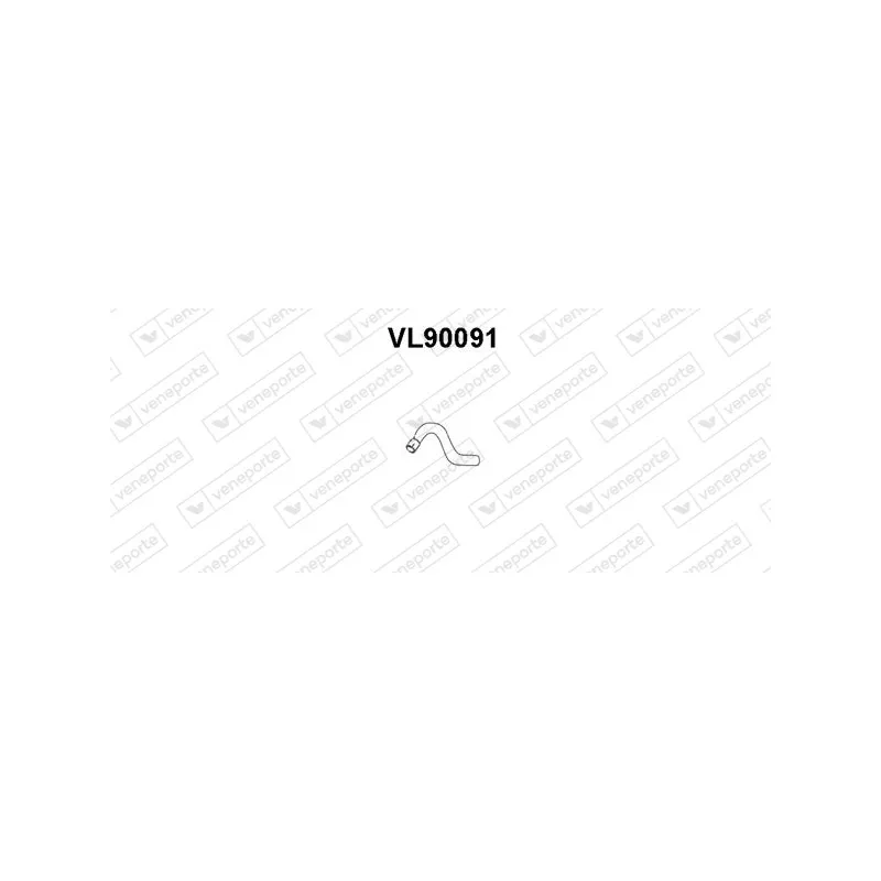 Tuyau d'échappement VENEPORTE VL90091